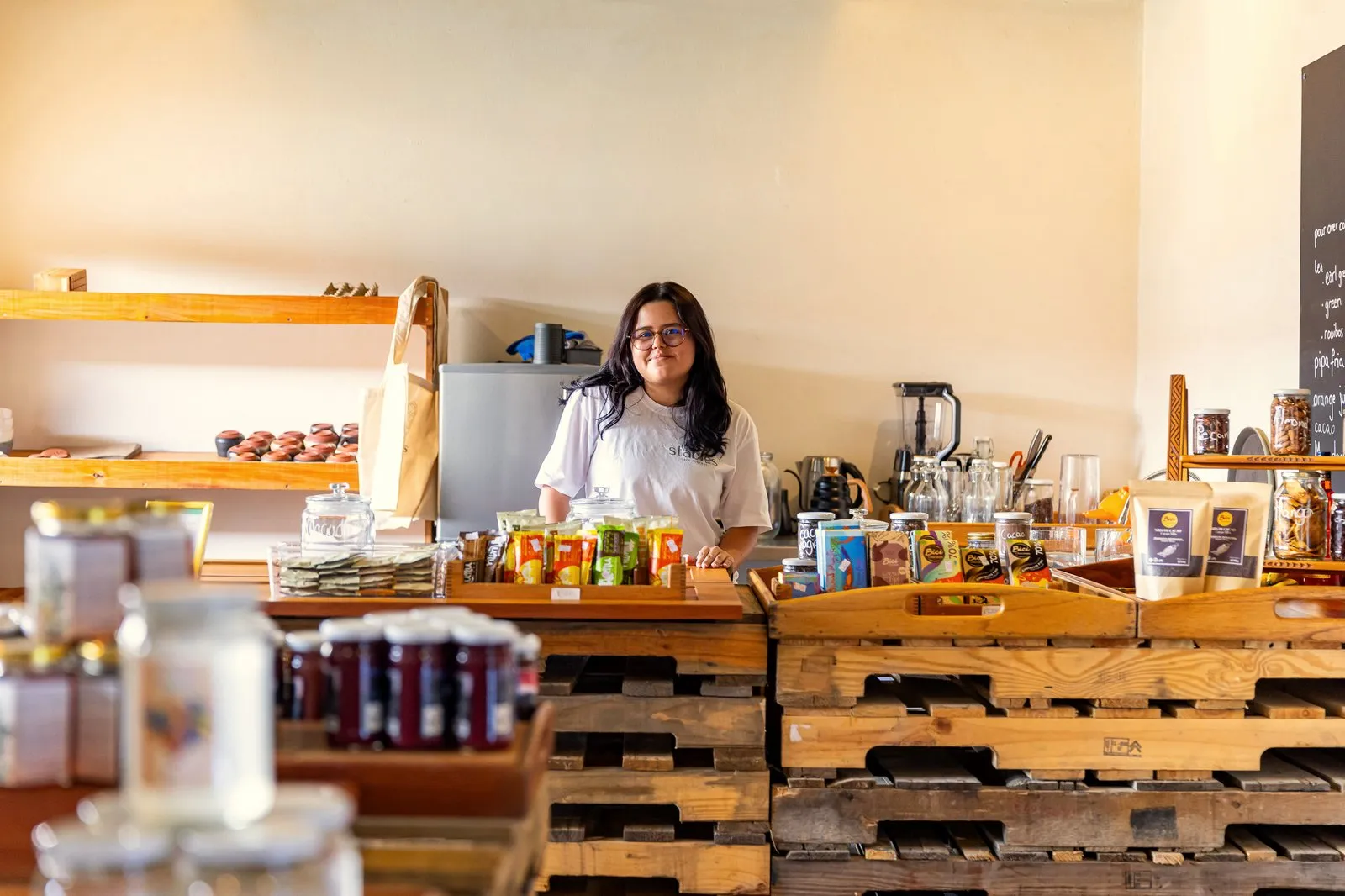 The Stables Café team behind the counter at RISE Costa Rica